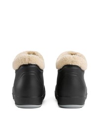 Мужские черные резиновые сапоги от Gucci