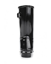 Женские черные резиновые сапоги от Hunter