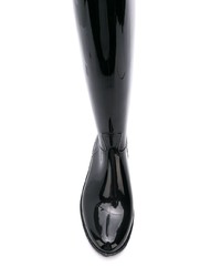 Женские черные резиновые сапоги от Emporio Armani