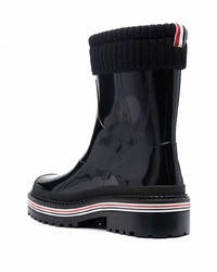 Мужские черные резиновые сапоги от Thom Browne