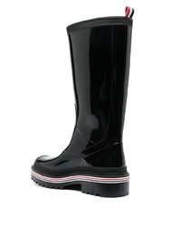 Мужские черные резиновые сапоги от Thom Browne