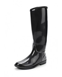 Женские черные резиновые сапоги от SANDRA