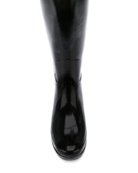 Женские черные резиновые сапоги от Hunter