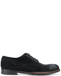 Черные резиновые туфли дерби от Dolce & Gabbana