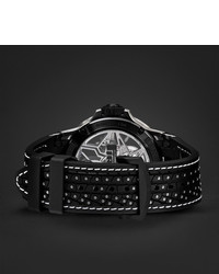 Мужские черные резиновые часы от Roger Dubuis