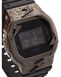 Мужские черные резиновые часы от Eyefunny