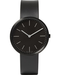 Мужские черные резиновые часы от Uniform Wares