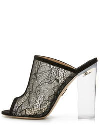 Черные сабо от Paul Andrew