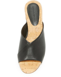 Черные сабо от Diane von Furstenberg