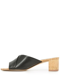 Черные сабо от Diane von Furstenberg