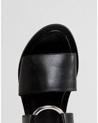 Черные сабо от Warehouse