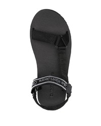 Мужские черные сандалии из плотной ткани от Calvin Klein Jeans