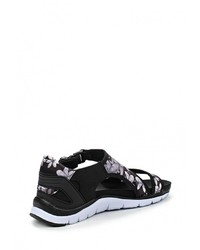 Черные сандалии на плоской подошве от Blink