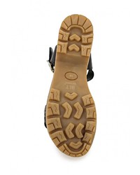 Черные сандалии на плоской подошве от BLT Baltarini