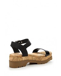 Черные сандалии на плоской подошве от BLT Baltarini