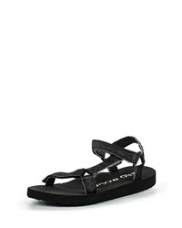 Черные сандалии на плоской подошве от Vero Moda