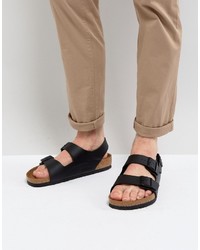 Мужские черные сандалии от Birkenstock