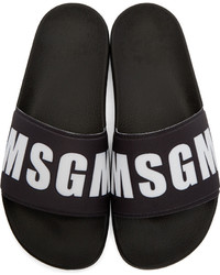 Мужские черные сандалии от MSGM