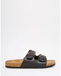 Мужские черные сандалии от Brave Soul