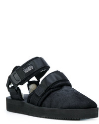 Мужские черные сандалии от Suicoke