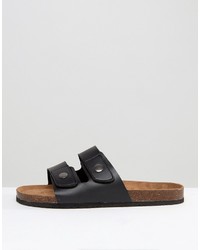 Мужские черные сандалии от Brave Soul