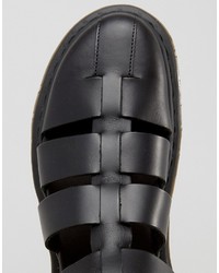 Мужские черные сандалии от Dr. Martens