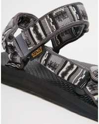 Мужские черные сандалии от Teva