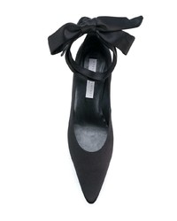 Черные сатиновые туфли от Stella McCartney