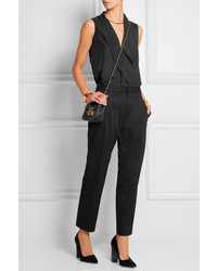 Черные сатиновые туфли от Stella McCartney