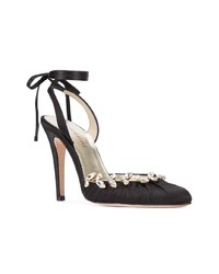 Черные сатиновые туфли от Sarah Flint