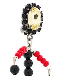 Черные серьги из бисера от Marni