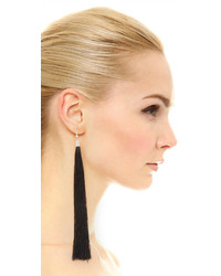 Черные серьги от Fiona Paxton