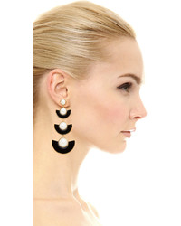 Черные серьги от Kate Spade