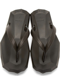 Мужские черные сланцы от Julius