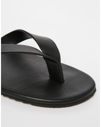 Мужские черные сланцы от Asos