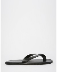 Мужские черные сланцы от Asos