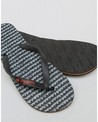 Мужские черные сланцы от rhythm