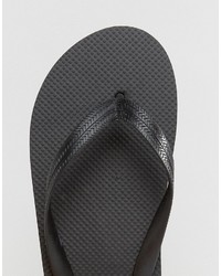 Мужские черные сланцы от Asos