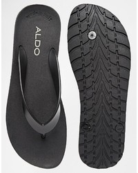 Мужские черные сланцы от Aldo