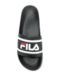 Мужские черные сланцы от Fila