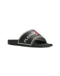 Мужские черные сланцы от Plein Sport