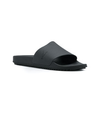 Мужские черные сланцы от Rick Owens DRKSHDW