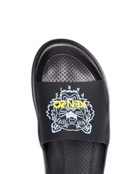 Мужские черные сланцы от Kenzo