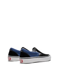 Мужские черные слипоны из плотной ткани от Vans