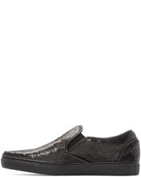 Мужские черные слипоны от Juun.J