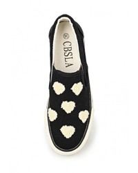 Женские черные слипоны от CBSLA