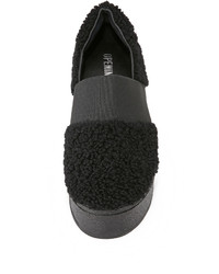 Женские черные слипоны от Opening Ceremony