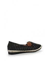 Женские черные слипоны от Diamantique