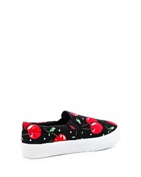 Женские черные слипоны от Face