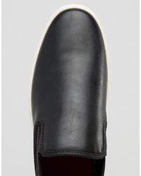 Мужские черные слипоны от Aldo